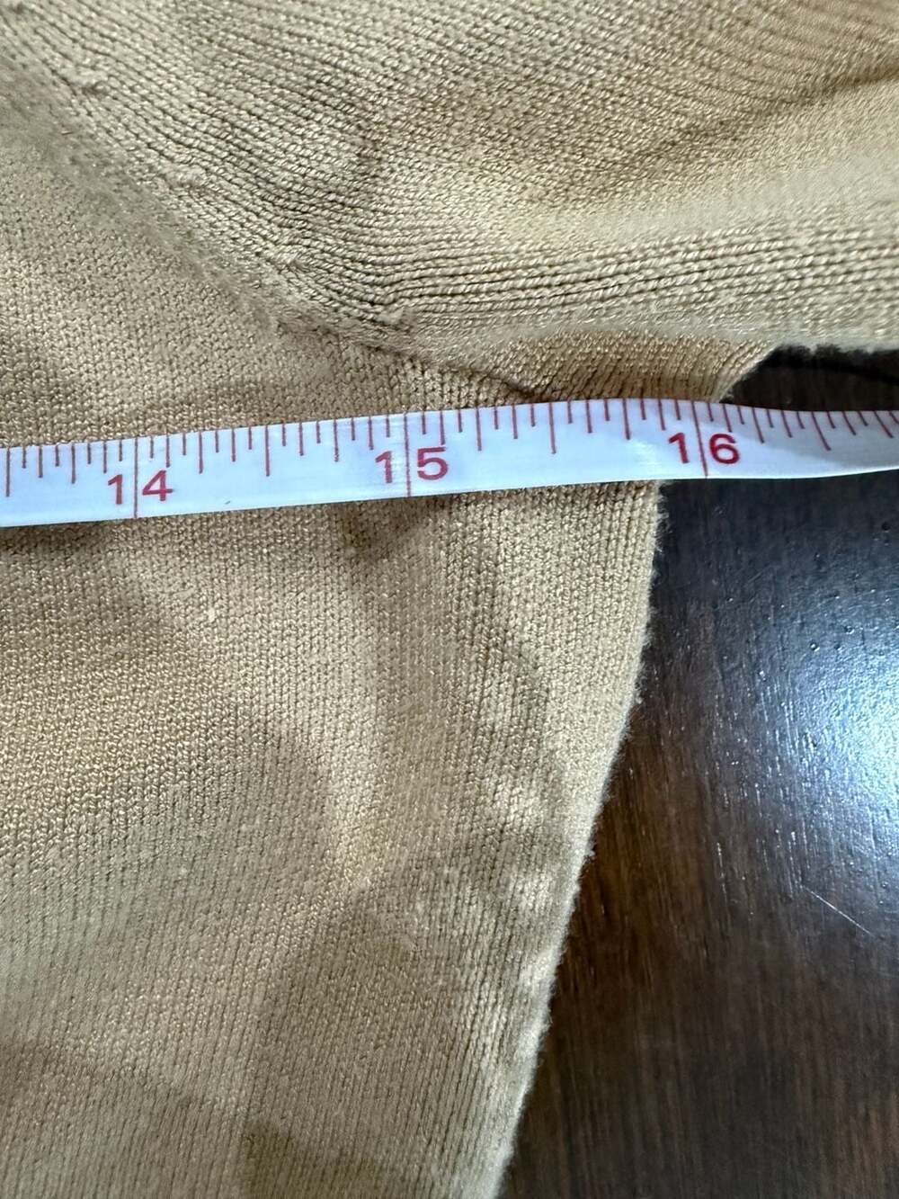 Jonathan Simkhai Cold Shoulder Choker Knit Top Beige Ribbed Size M Designer - Picture 6 of 8